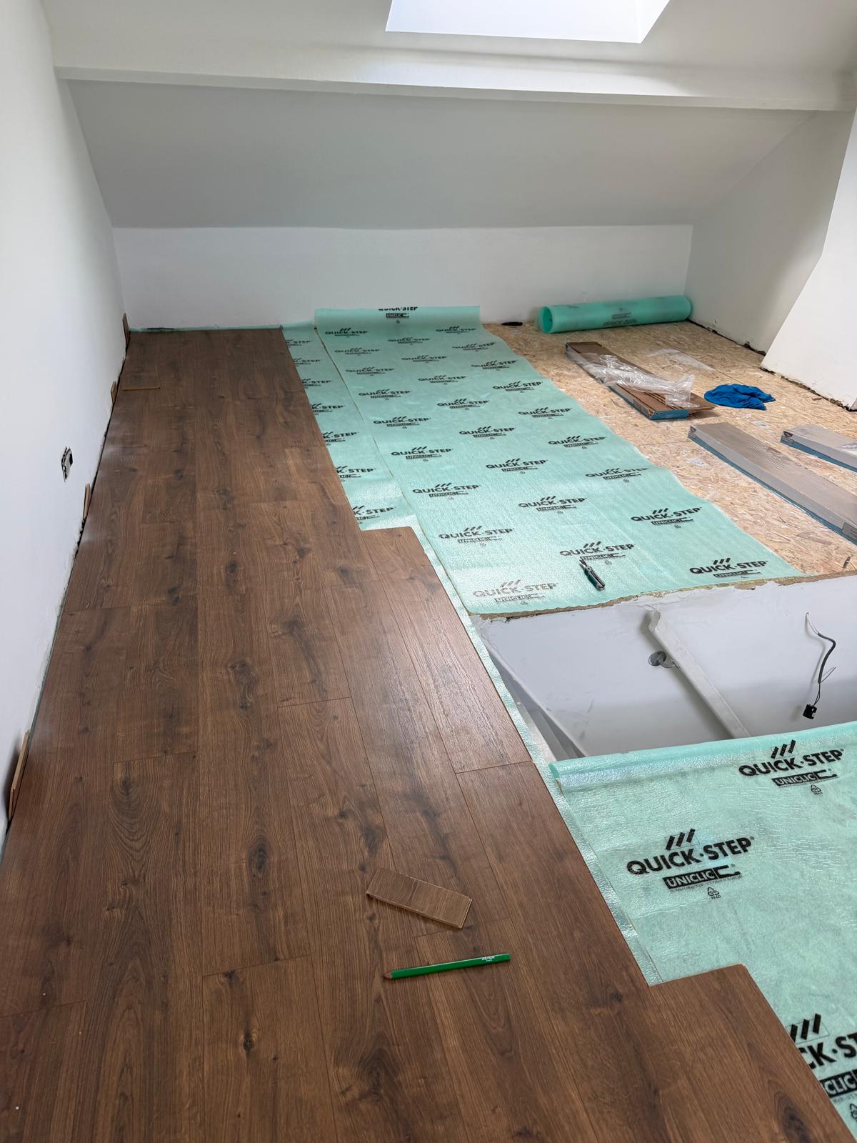 Travaux intérieurs en cours
