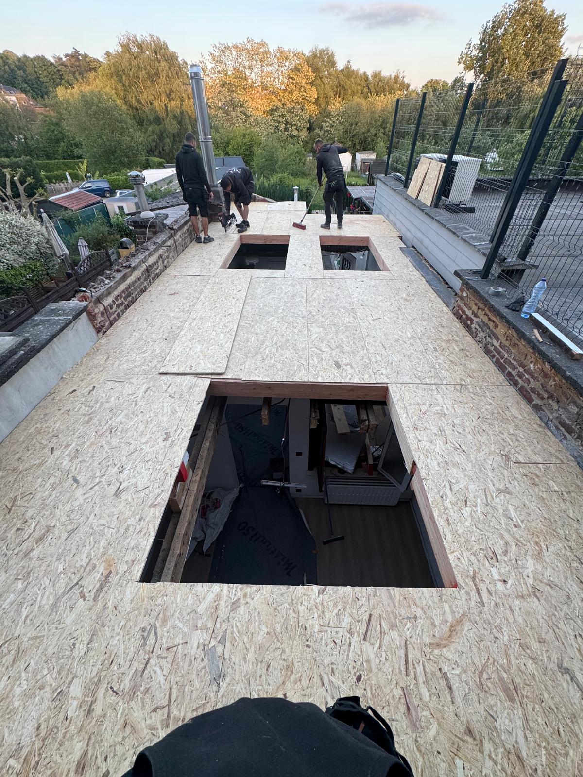 Préparation d’une toiture plate pour EPDM